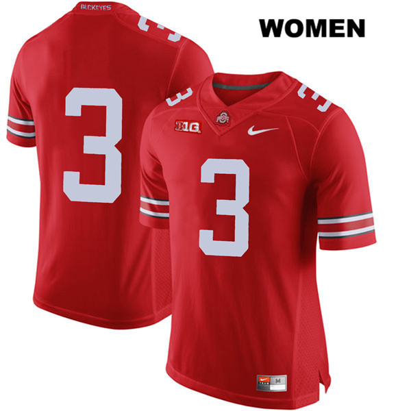 Women's Nike Ohio State Buckeyes Quinn Ewers #3 Red NCAA No Name Authentic Stitched College Football Jersey EXW50W6P